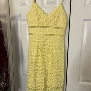 Yellow Lace Dress